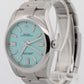 UNPOLISHED 2021 PAPERS Rolex Oyster Perpetual TURQUOISE 41mm 124300 Watch BOX