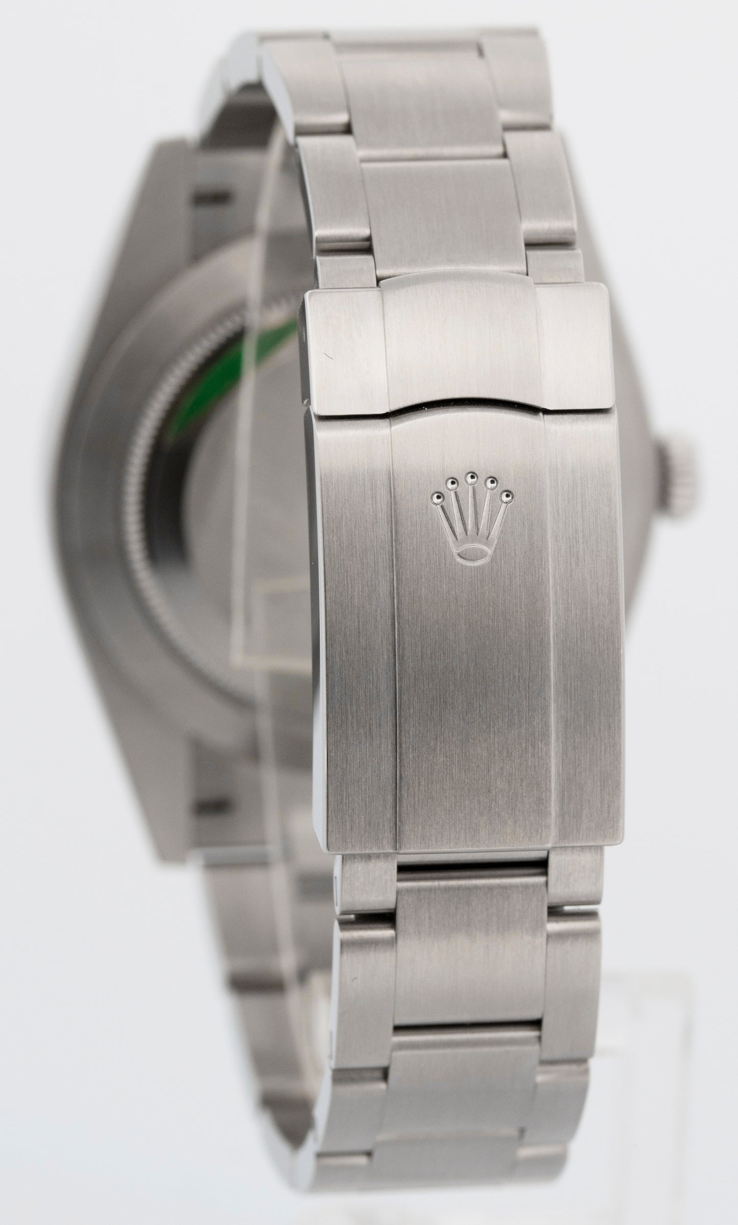UNPOLISHED 2021 PAPERS Rolex Oyster Perpetual TURQUOISE 41mm 124300 Watch BOX