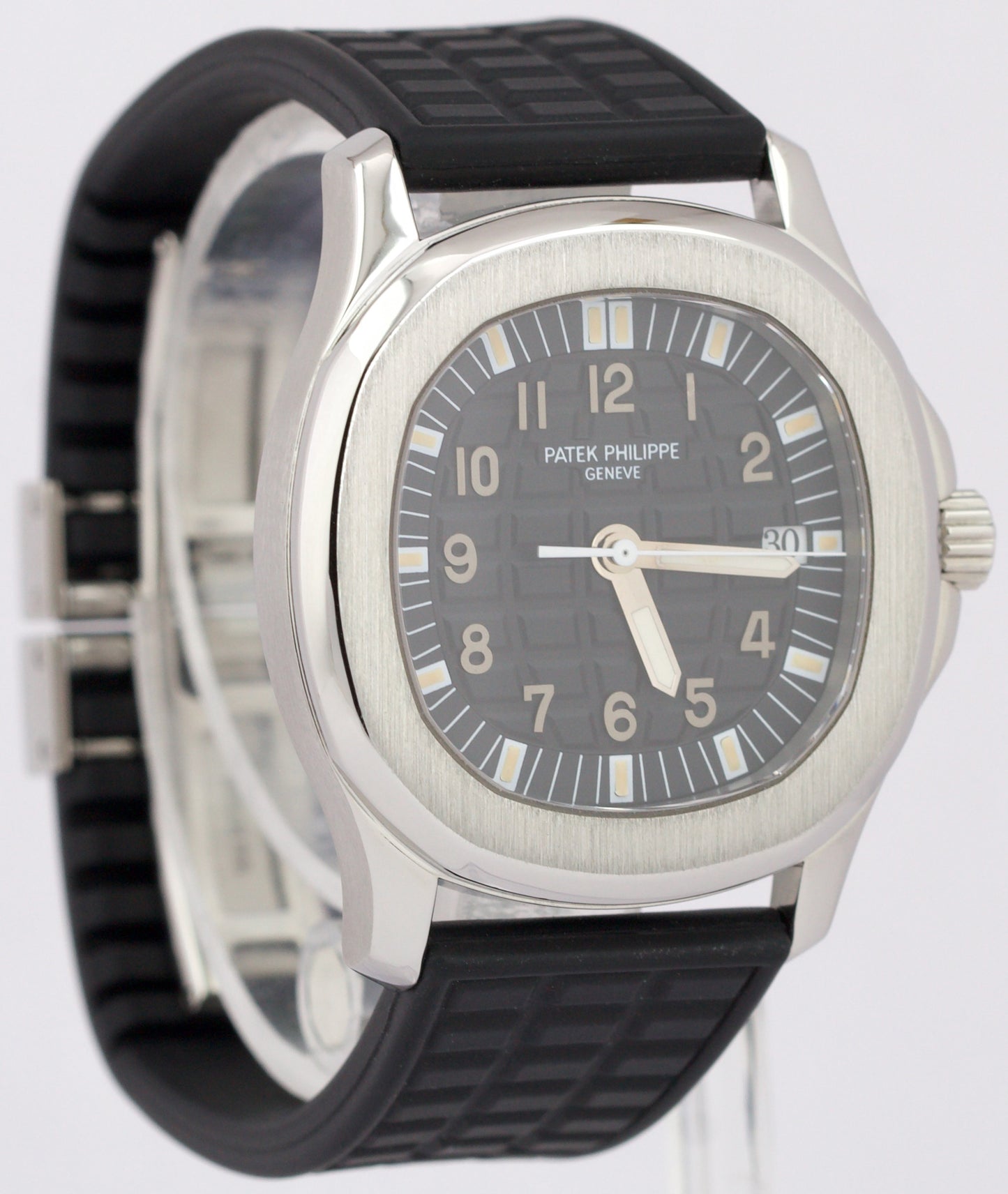 Patek Philippe Aquanaut Stainless Steel Black 36mm Rubber Quartz 5064A-001 Watch