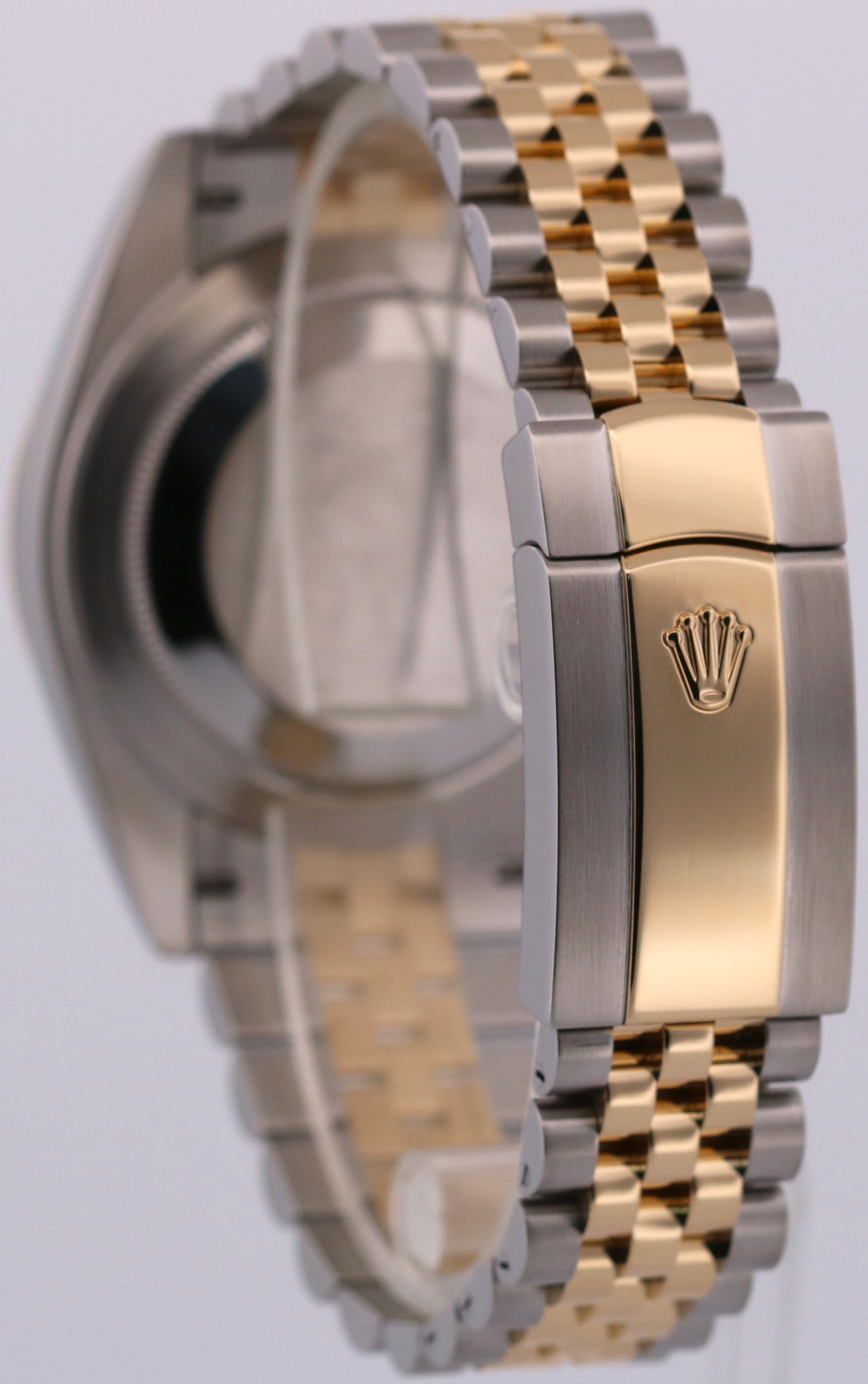 2024 PAPERS Rolex DateJust 41mm CHAMPAGNE DIAMOND 18K Steel JUBILEE 126333 BOX