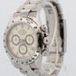 2002 PAPERS Rolex Daytona Cosmograph PANNA CREAM WHITE 40mm 116520 BOX