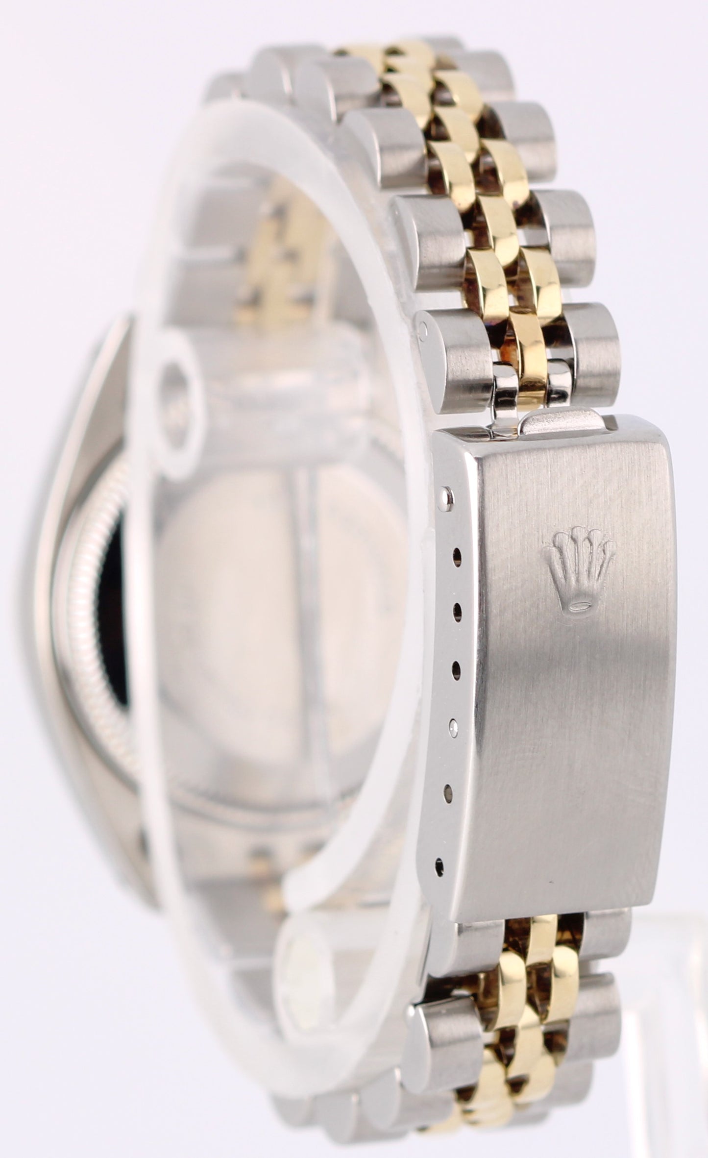 VINTAGE Rolex Oyster Perpetual Date Two-Tone 18k Gold Champagne 26mm 6917 Watch