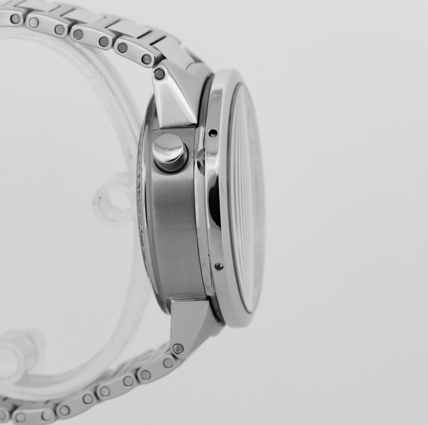 IWC GST Rattapante Split Second Chronograph 43mm Silver Automatic Watch IW371508