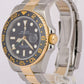 MINT PAPERS Rolex GMT-Master II Black Ceramic 18K Gold Steel 40mm 116713 BOX