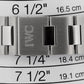IWC GST Rattapante Split Second Chronograph 43mm Silver Automatic Watch IW371508