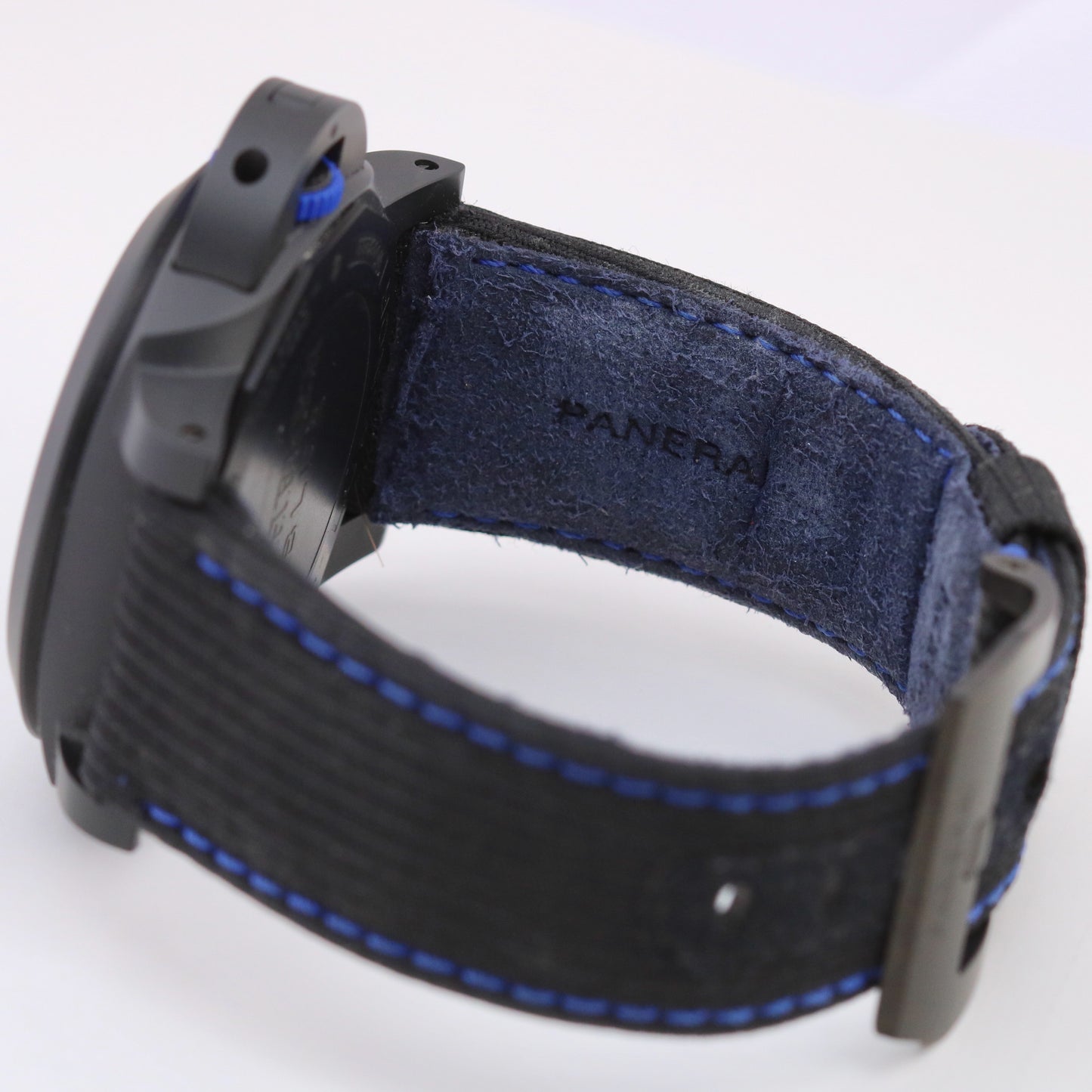 Panerai Luminor GMT PAM01176 BUCHERER BLUE Black Ceramic 44mm PAM1176 Date Watch
