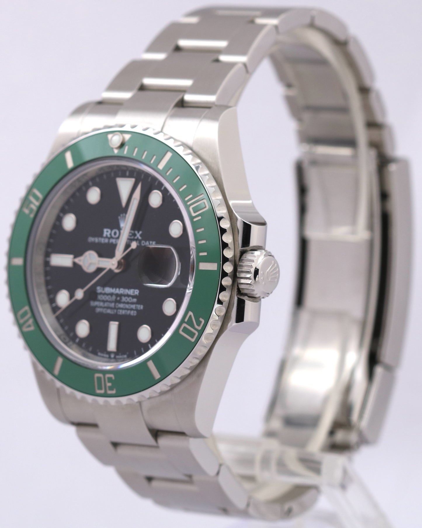 MINT 2024 PAPERS Rolex Submariner 41 Date GREEN KERMIT Steel 41mm 126610 LV BOX