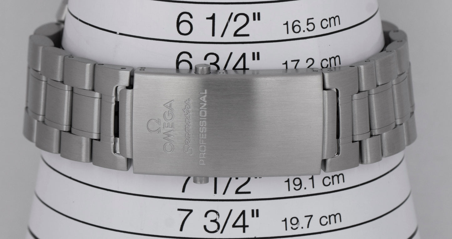 Omega Seamaster 41.5mm Apnea 2595.30 Jacques Mayol Steel Watch 2595.30.00 B+P