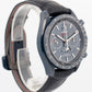 PAPERS Omega Speedmaster BLUE Ceramic 304.93.44.52.03.001 Leather Moonphase BOX