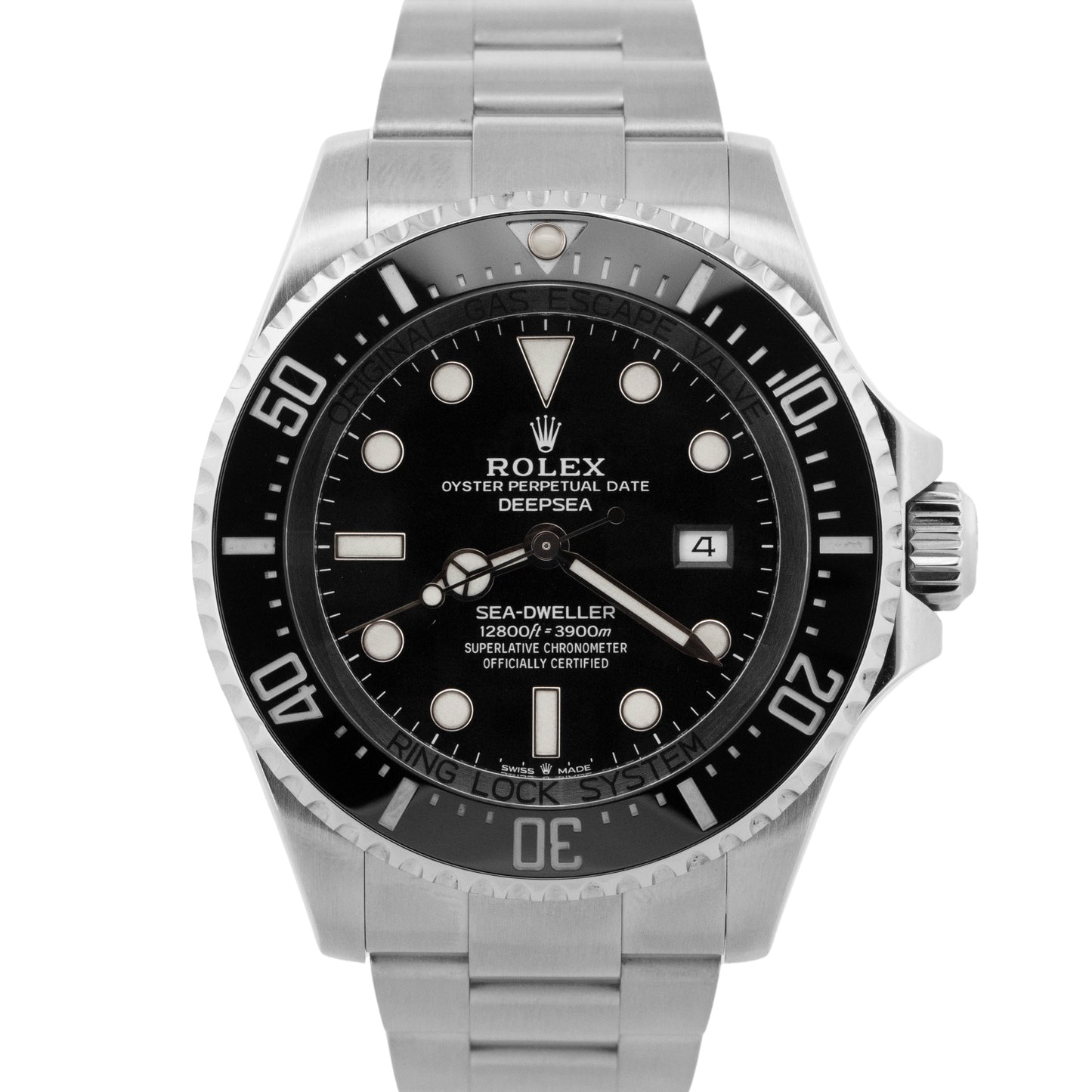 2020 PAPERS Rolex Sea-Dweller Deepsea BLACK 44mm Stainless Ceramic 126660 BOX