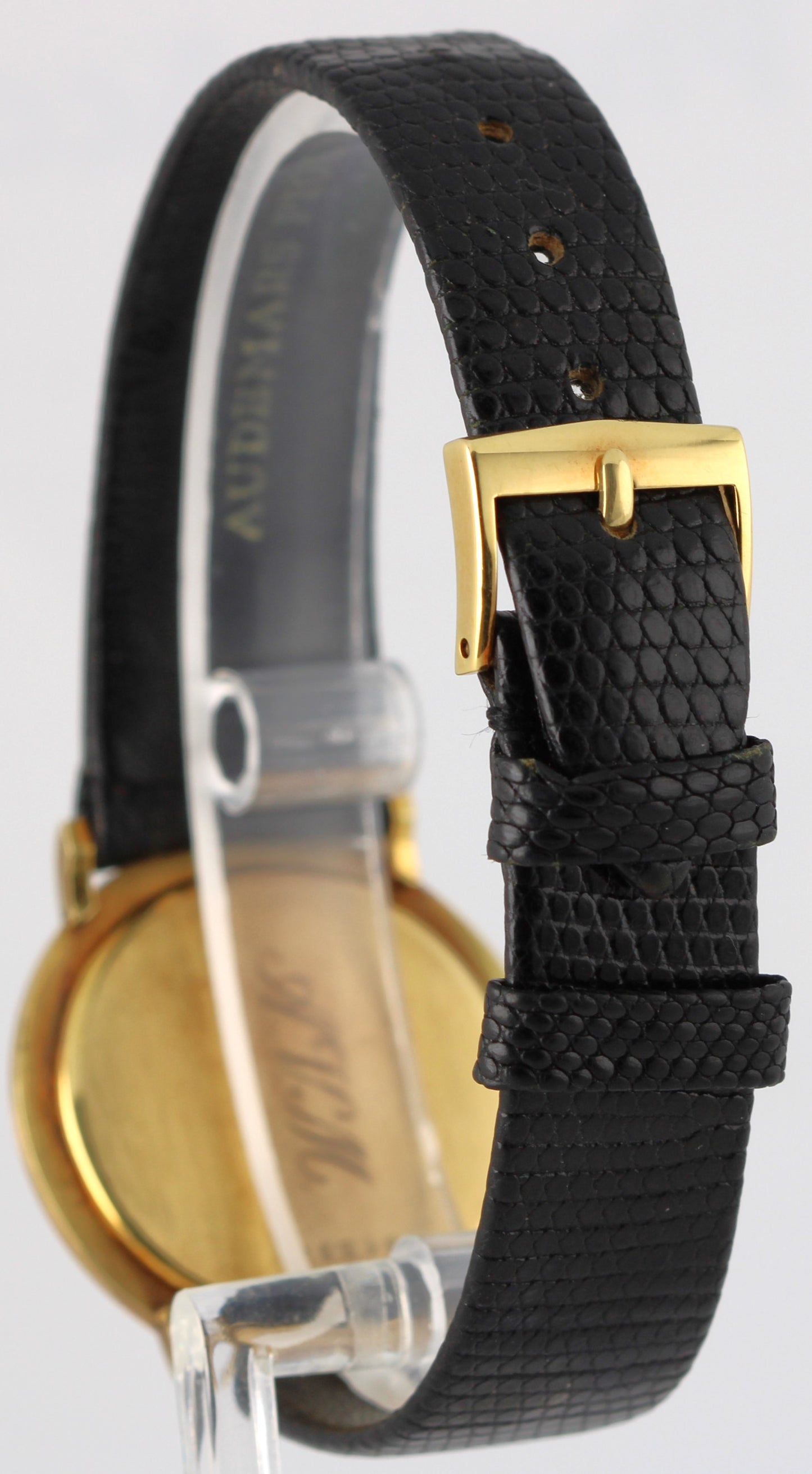 VINTAGE Audemars Piguet Tiffany & Co 18k Yellow Gold 31.5mm Leather Watch
