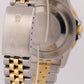 UNPOLISHED Rolex GMT-Master II BLACK 18K Gold Steel JUBILEE 40mm 16713 BOX