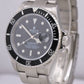Rolex Submariner Date  Stainless Steel NO-HOLES Black 40mm 16610T Watch