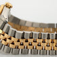 Rolex DateJust 36mm BLUE DIAMOND VIGNETTE Two-Tone 18K Gold Steel JUBILEE 16233