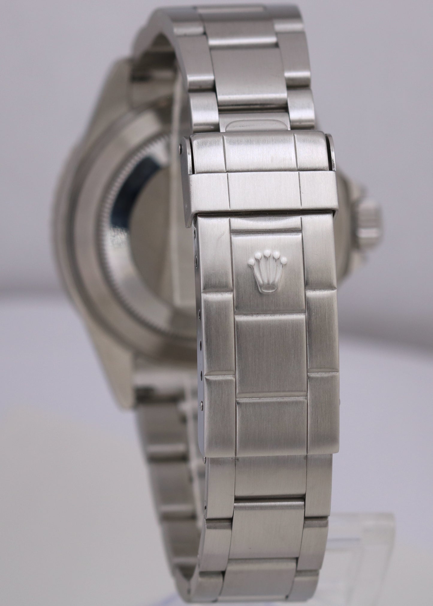 Rolex Submariner Date  Stainless Steel NO-HOLES Black 40mm 16610T Watch