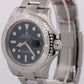 NOS STICKERED 2013 PAPERS Rolex Yacht-Master BLUE Platinum Steel 40mm 116622 BOX