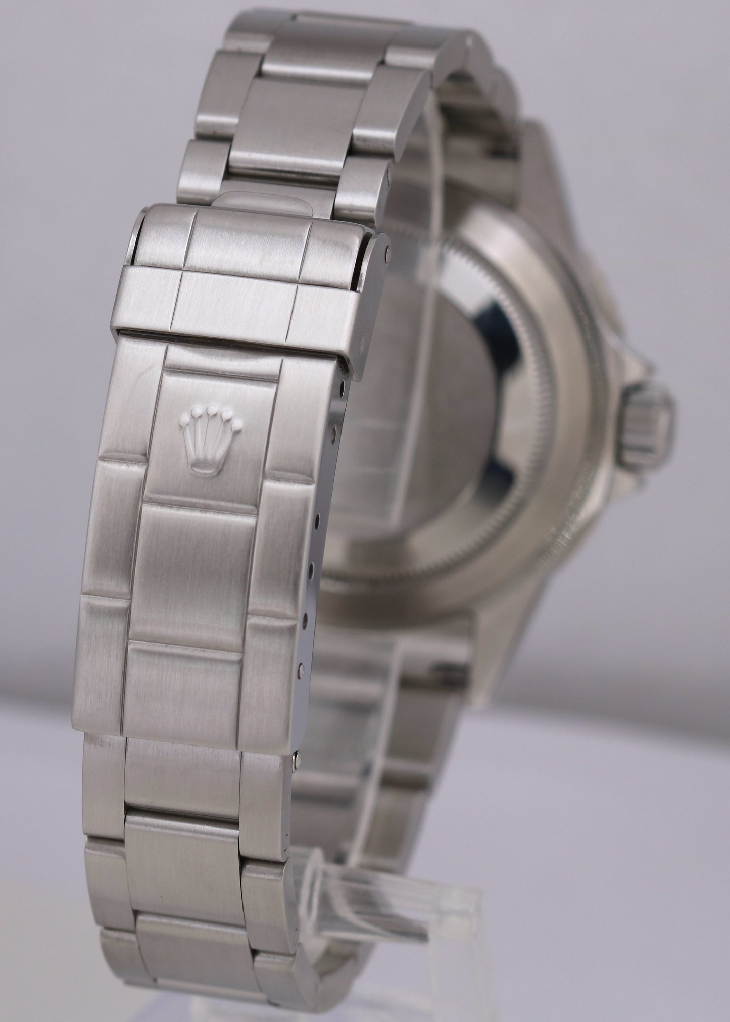 Rolex Submariner Date  Stainless Steel NO-HOLES Black 40mm 16610T Watch