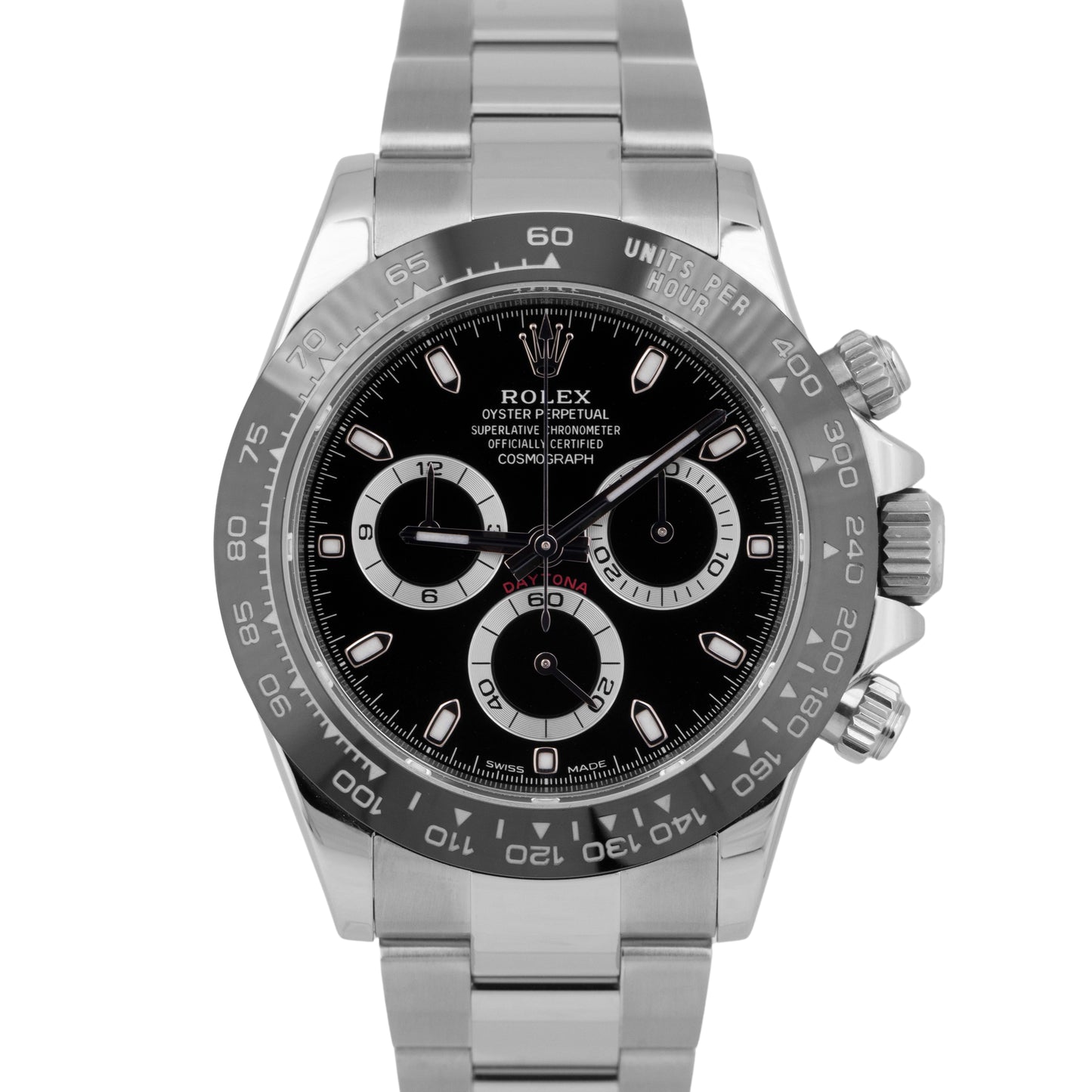 MINT 2023 Rolex Daytona Cosmograph Black Ceramic Steel 40mm Watch 116500 LN