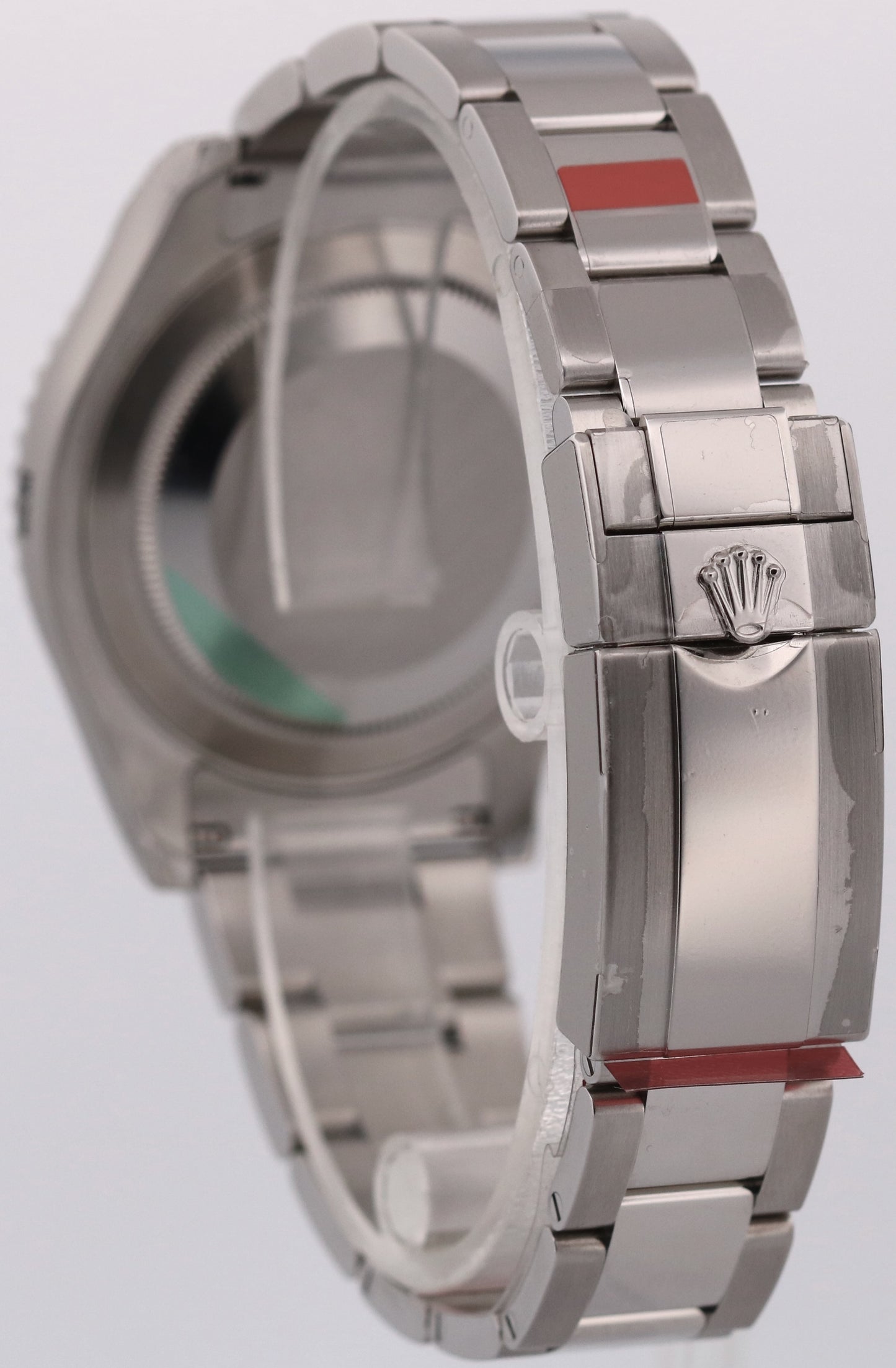 NOS STICKERED 2013 PAPERS Rolex Yacht-Master BLUE Platinum Steel 40mm 116622 BOX