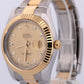 2015 PAPERS Rolex Datejust II CHAMPAGNE DIAMOND Steel 18K OYSTER 41mm 116333 BOX