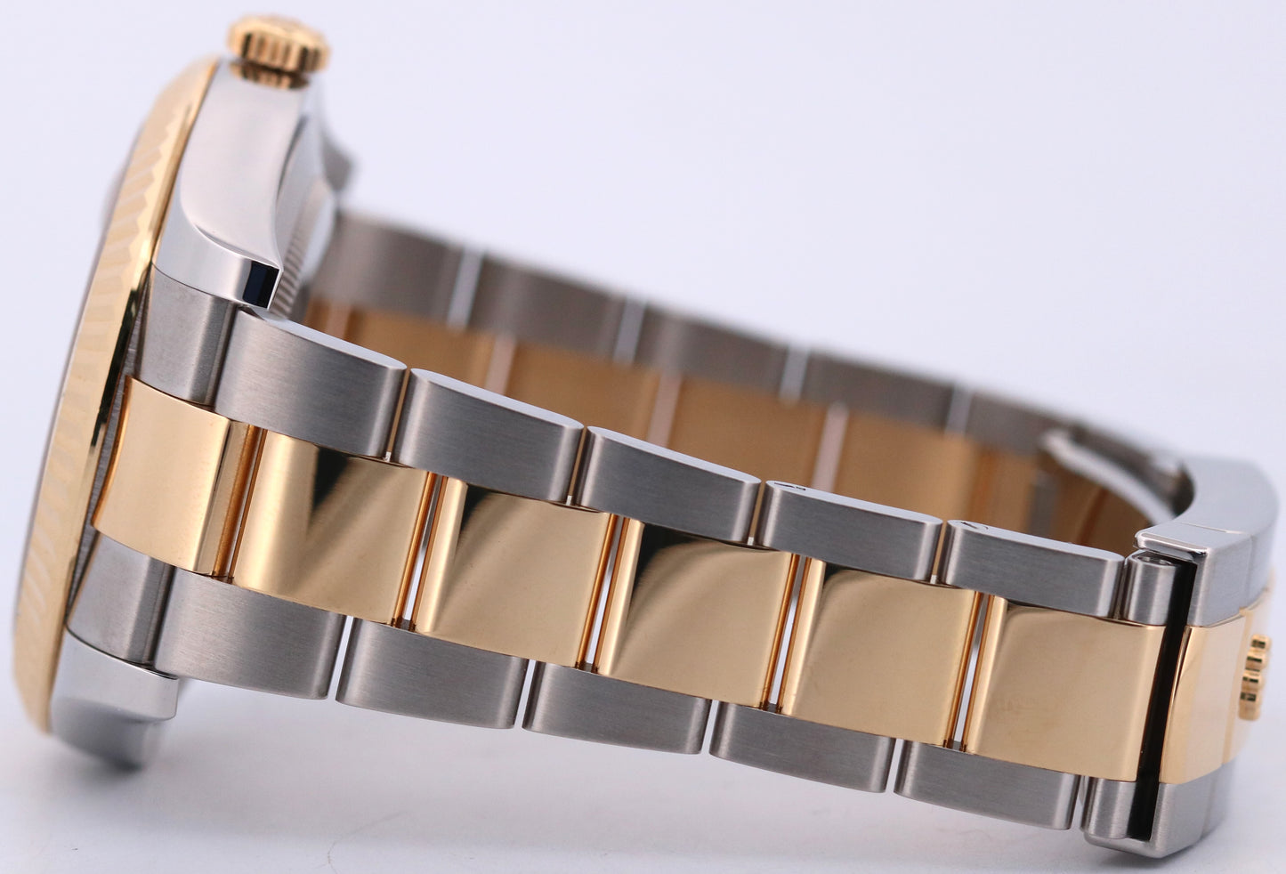 2015 PAPERS Rolex Datejust II CHAMPAGNE DIAMOND Steel 18K OYSTER 41mm 116333 BOX