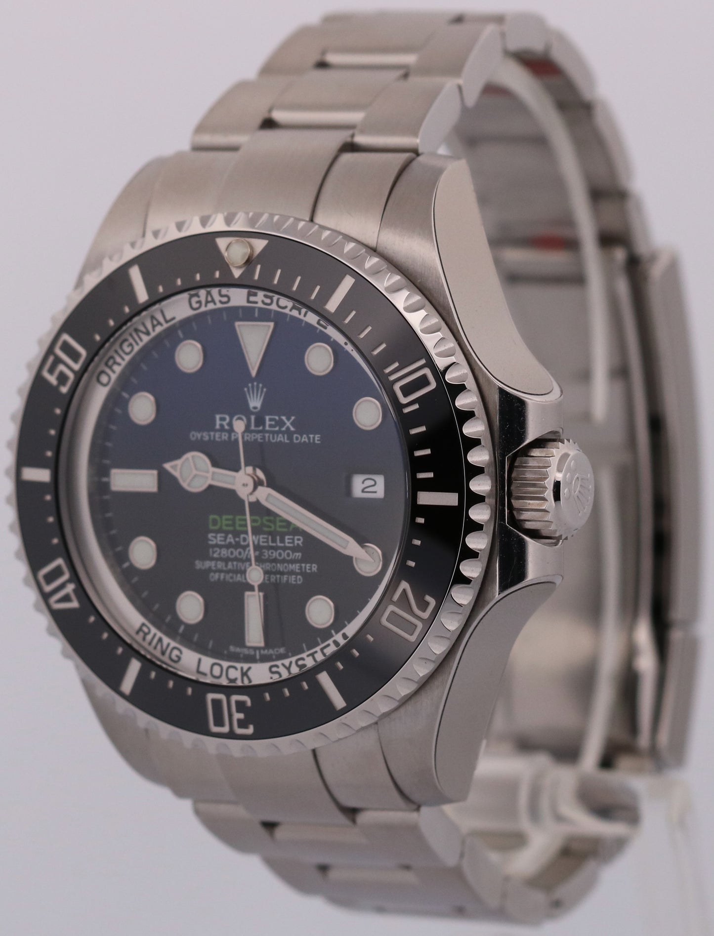 NOS STICKERED PAPERS Rolex Sea-Dweller Deepsea 44mm CAMERON Steel 116660 BOX