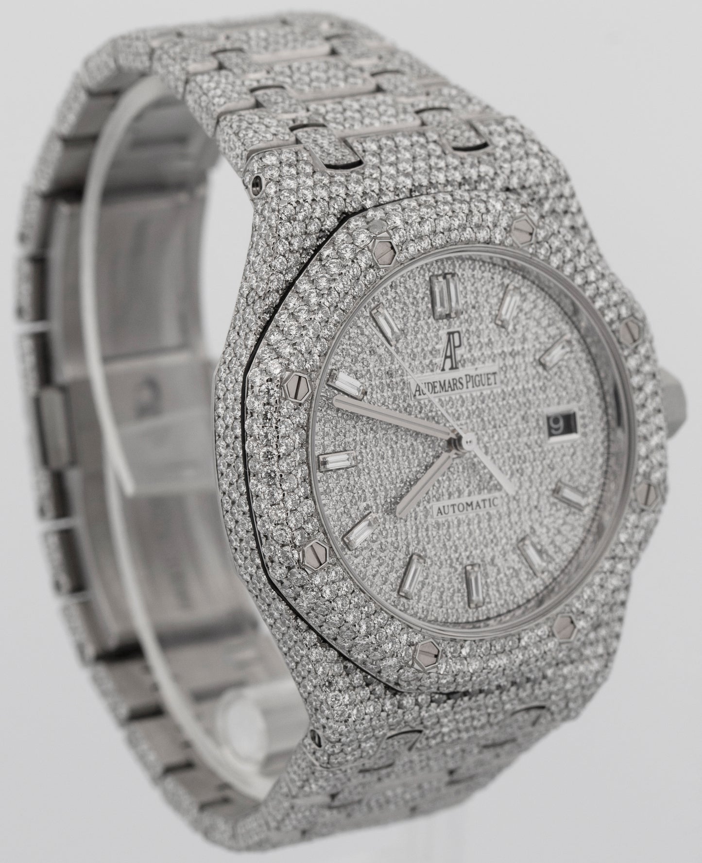 Audemars Piguet Royal Oak DIAMOND Stainless Steel 41mm 15400 Watch