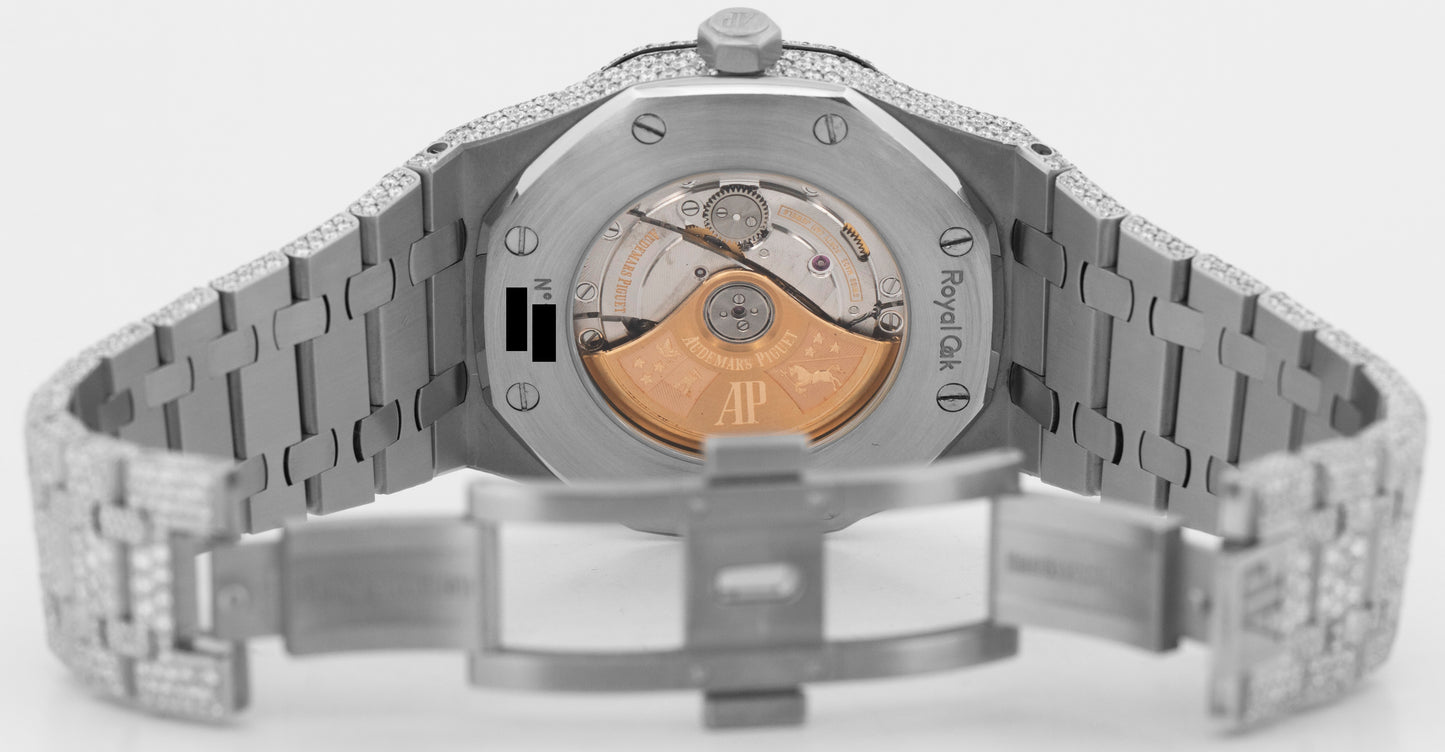 Audemars Piguet Royal Oak DIAMOND Stainless Steel 41mm 15400 Watch