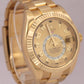 MINT Rolex Sky-Dweller CHAMPAGNE ARABIC 18K Yellow Gold Oyster 42mm 326938 BOX