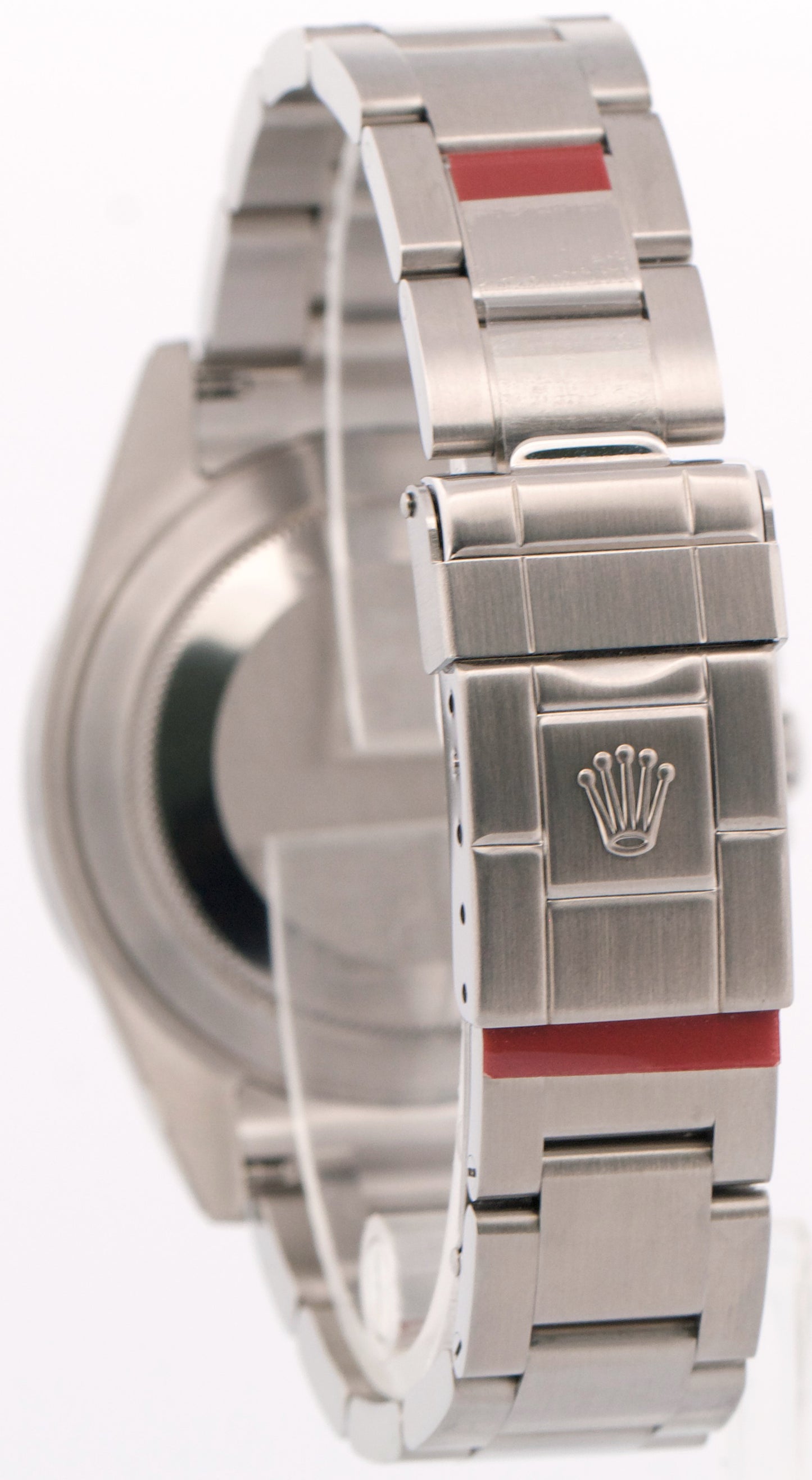 NOS STICKERED Rolex Explorer II 40mm BLACK REHAUT Steel 3186 Watch 16570 BOX