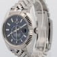 2021 PAPERS Rolex Sky-Dweller BLUE Stainless Steel JUBILEE 42mm 326934 Watch BOX