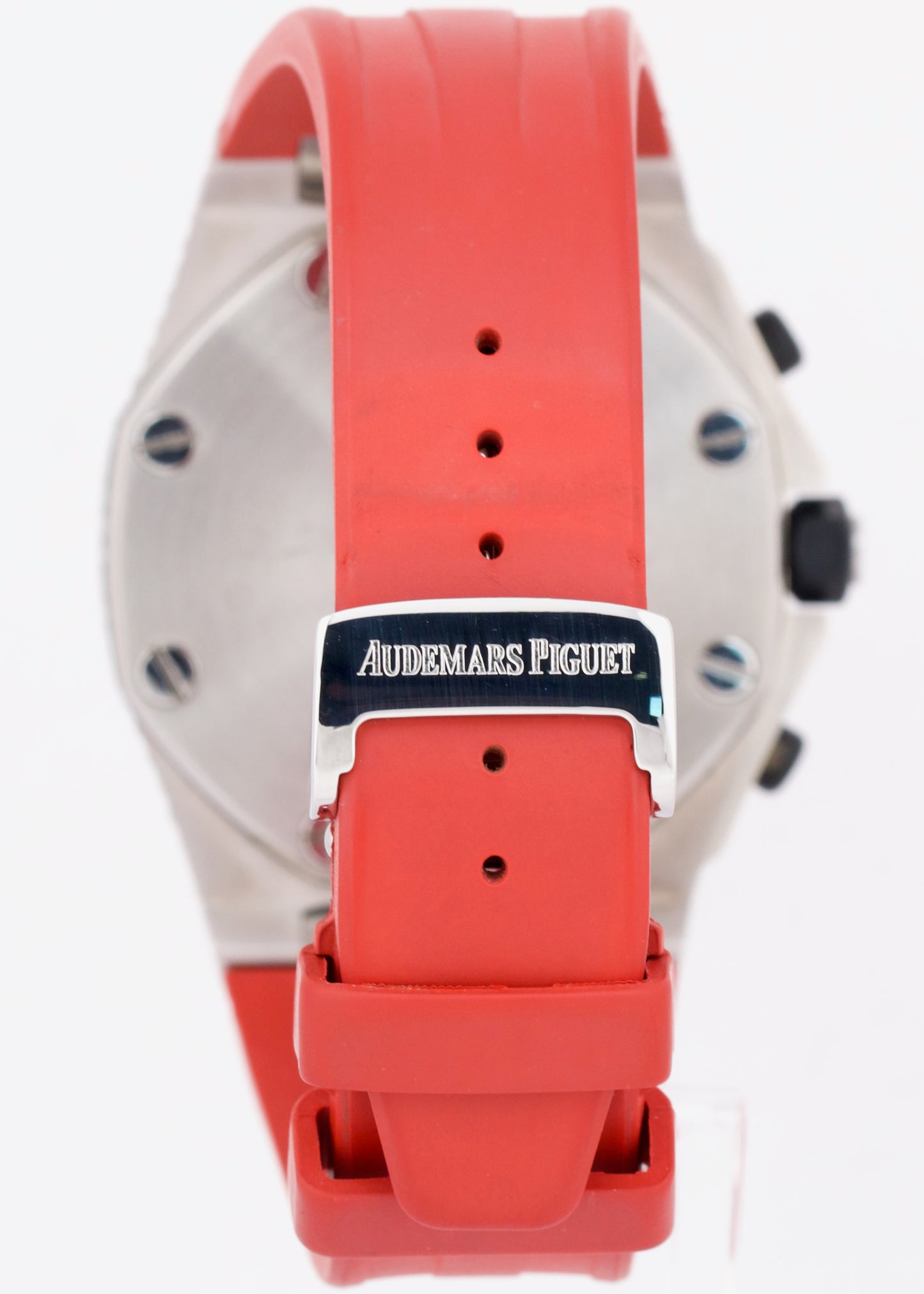 Audemars Piguet Royal Oak Offshore Steel PAVE DIAMOND 42mm 25940SK Rubber Watch