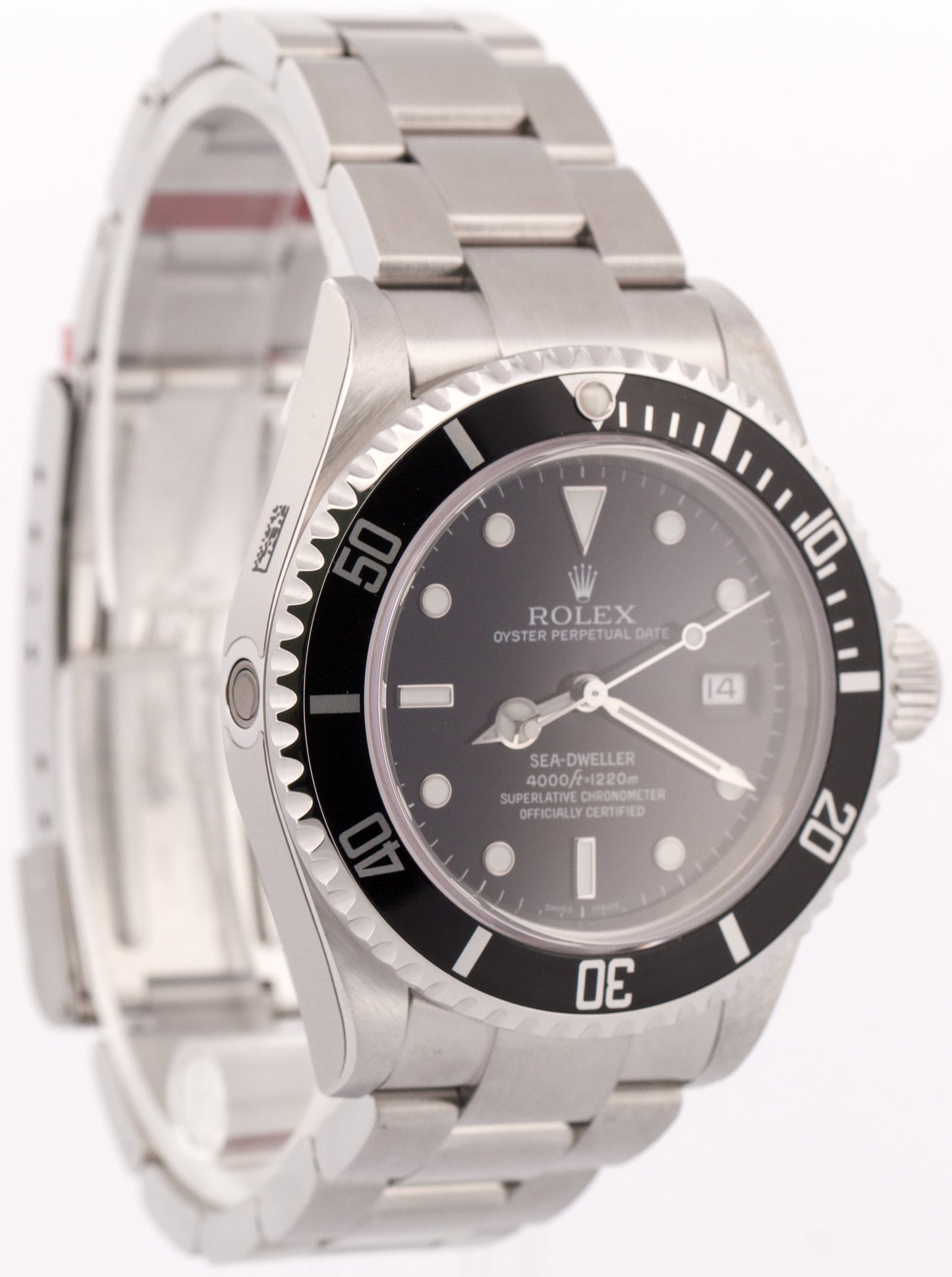 NEW STICKERED Rolex Sea-Dweller 16600 40mm Black Oyster NOS Steel Watch BOX
