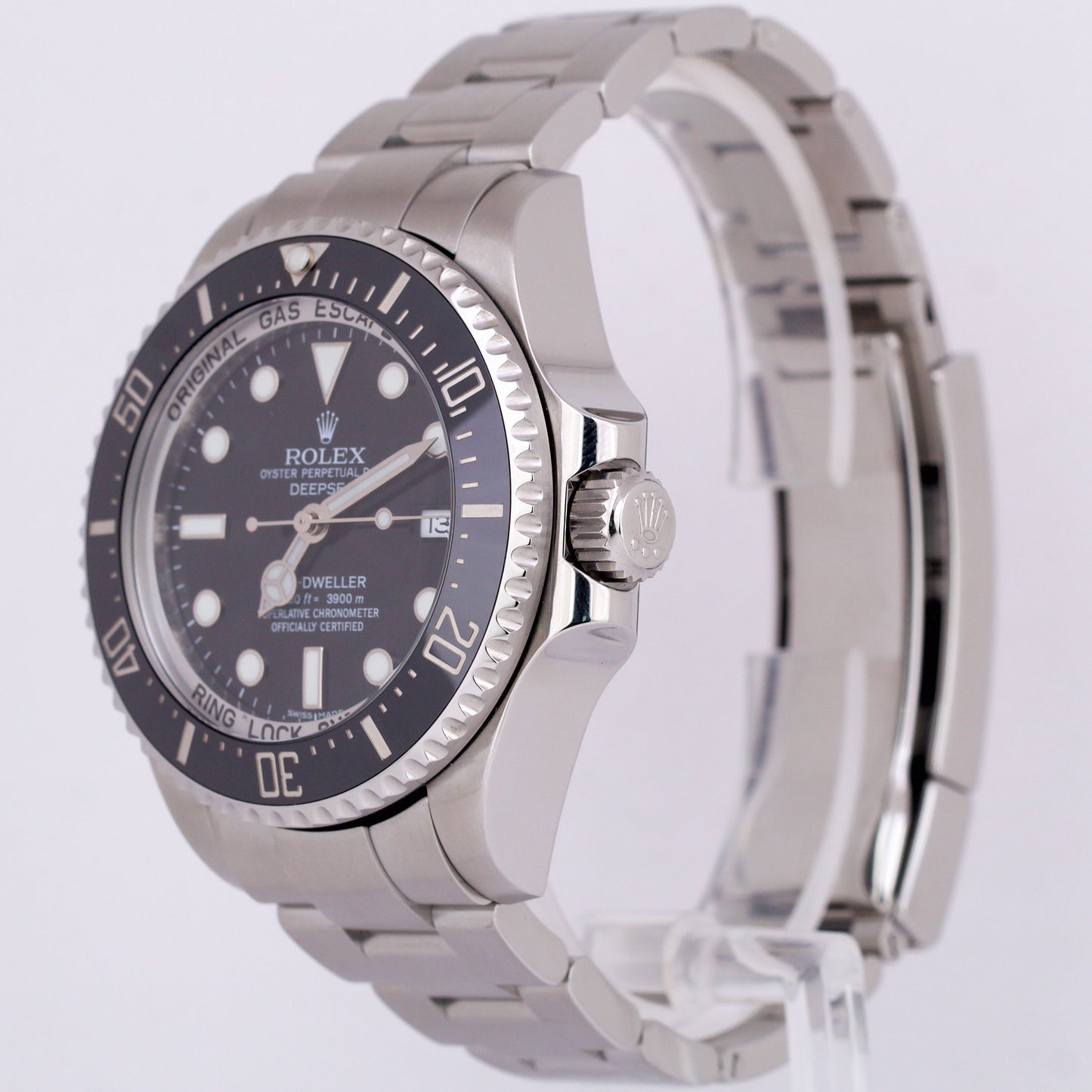 MINT PAPERS Rolex Sea-Dweller Deepsea 44mm Black Ceramic Steel Watch 116660 BOX