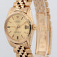 Rolex DateJust President 31mm Champagne Jubilee 18K Yellow Gold 6827 Watch