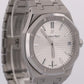 2020 ARCHIVES Audemars Piguet Royal Oak WHITE Stainless Steel 41mm 15500ST Watch