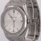 2020 ARCHIVES Audemars Piguet Royal Oak WHITE Stainless Steel 41mm 15500ST Watch