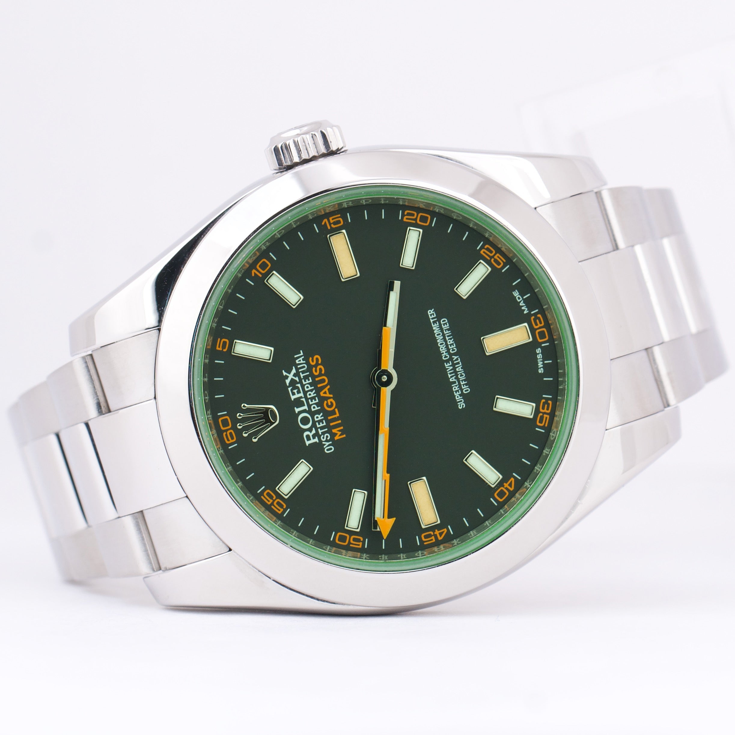 Milgauss rolex 2019 hotsell