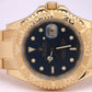 MINT Rolex Yacht-Master 40 YM1 BLUE 18K Yellow 40mm NO-HOLES Oyster 16628 Watch