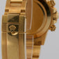 UNPOLISHED 2014 PAPERS Rolex Daytona Cosmograph PANDA 18K Gold 40mm 116528 BOX