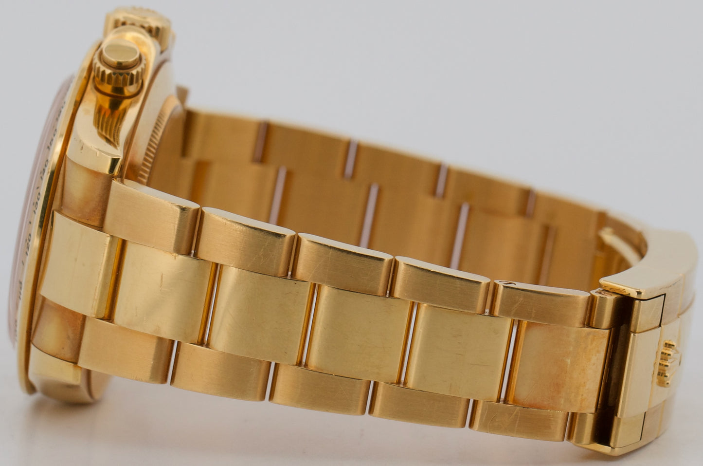 UNPOLISHED 2014 PAPERS Rolex Daytona Cosmograph PANDA 18K Gold 40mm 116528 BOX