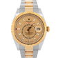 2019 PAPERS Rolex Sky-Dweller CHAMPAGNE Two-Tone Gold 42mm 326933 Watch BOX