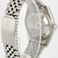 1995 PAPERS Rolex DateJust Silver Roman Numeral 36mm 16234 NO-HOLES Watch BOX