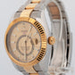 2019 PAPERS Rolex Sky-Dweller CHAMPAGNE Two-Tone Gold 42mm 326933 Watch BOX