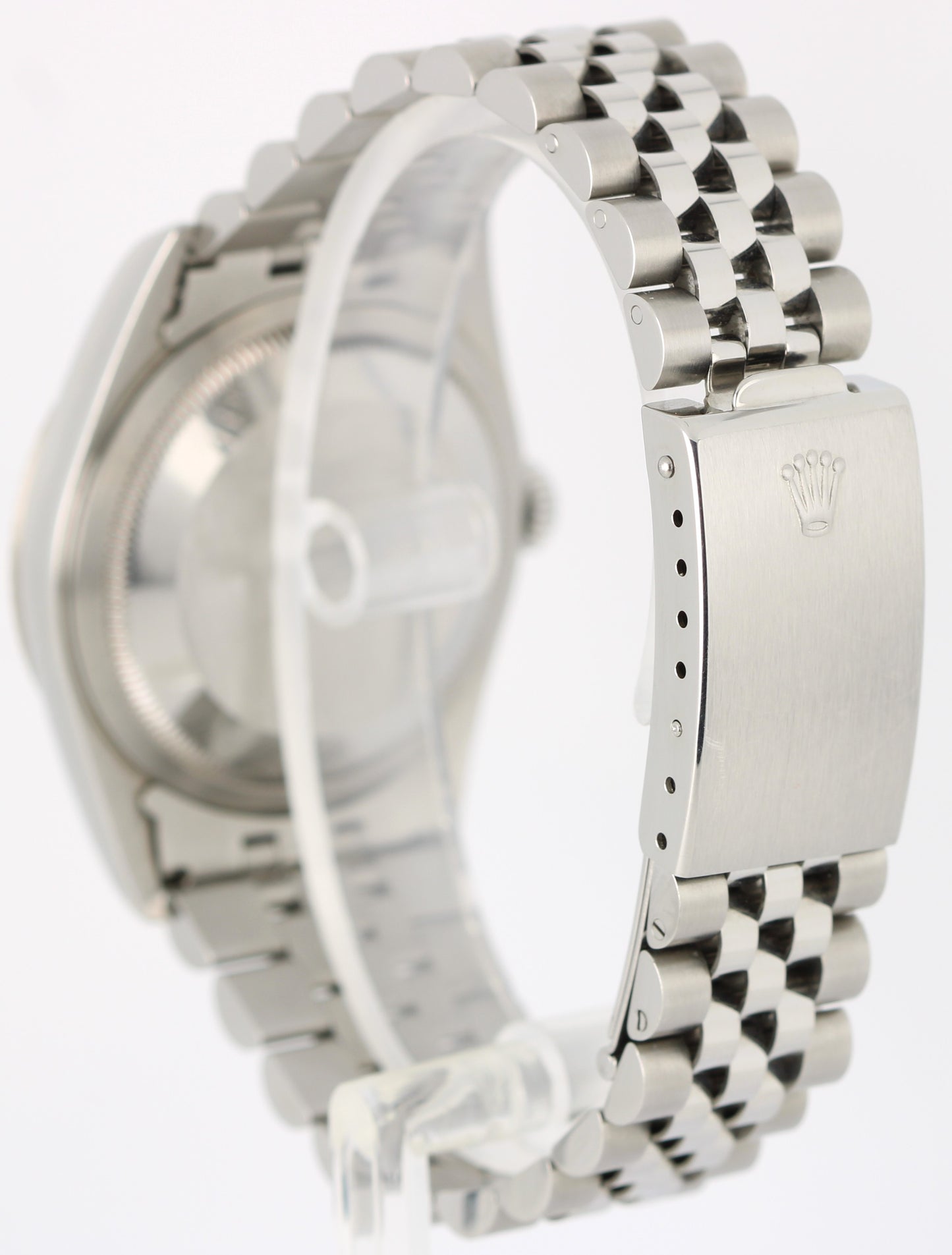 1995 PAPERS Rolex DateJust Silver Roman Numeral 36mm 16234 NO-HOLES Watch BOX