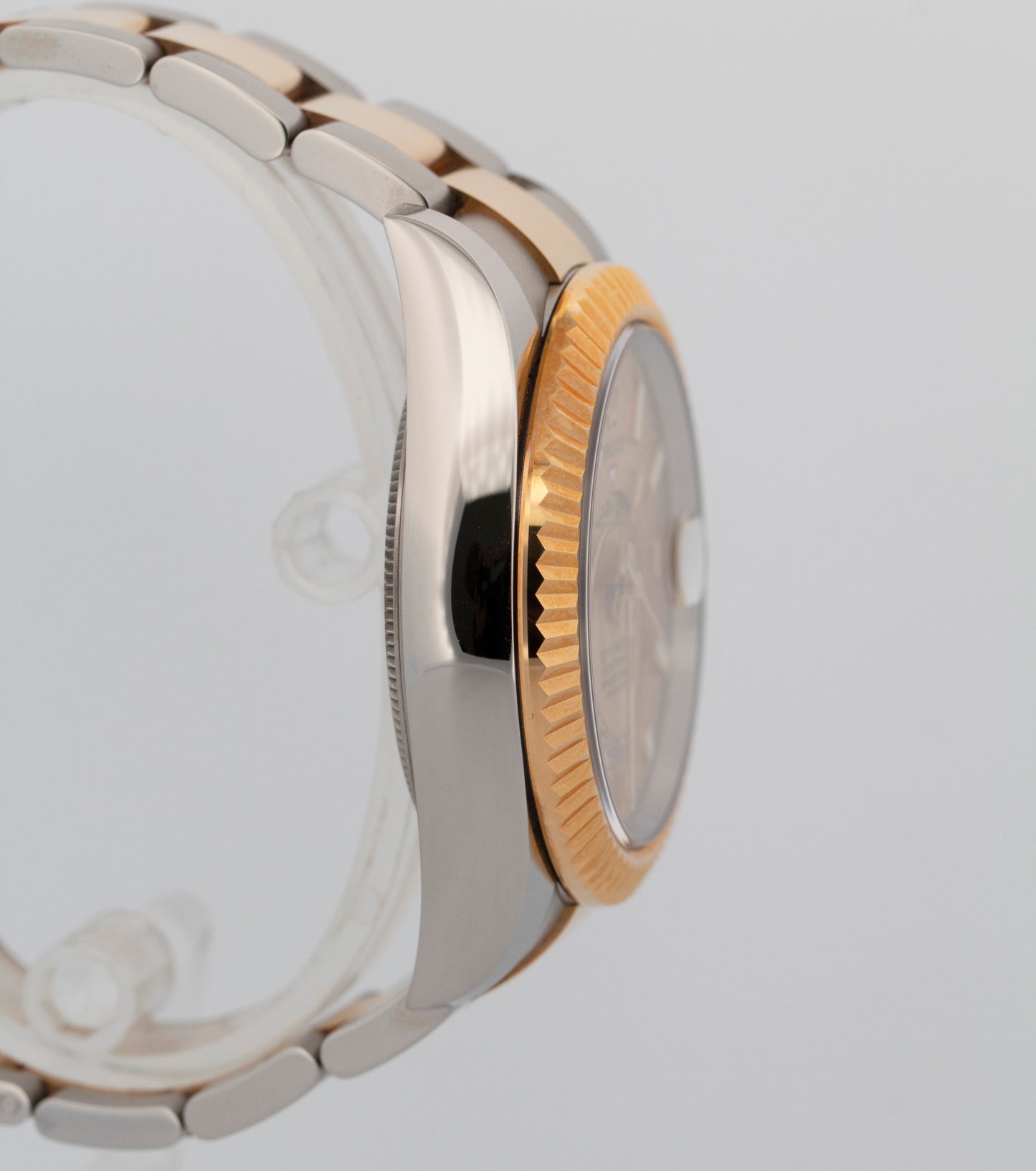 2019 PAPERS Rolex Sky-Dweller CHAMPAGNE Two-Tone Gold 42mm 326933 Watch BOX