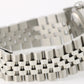 1995 PAPERS Rolex DateJust Silver Roman Numeral 36mm 16234 NO-HOLES Watch BOX