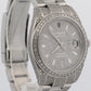 2020 PAPERS Rolex DateJust 41 PAVE DIAMOND Steel OYSTER 41mm 126300 Watch BOX