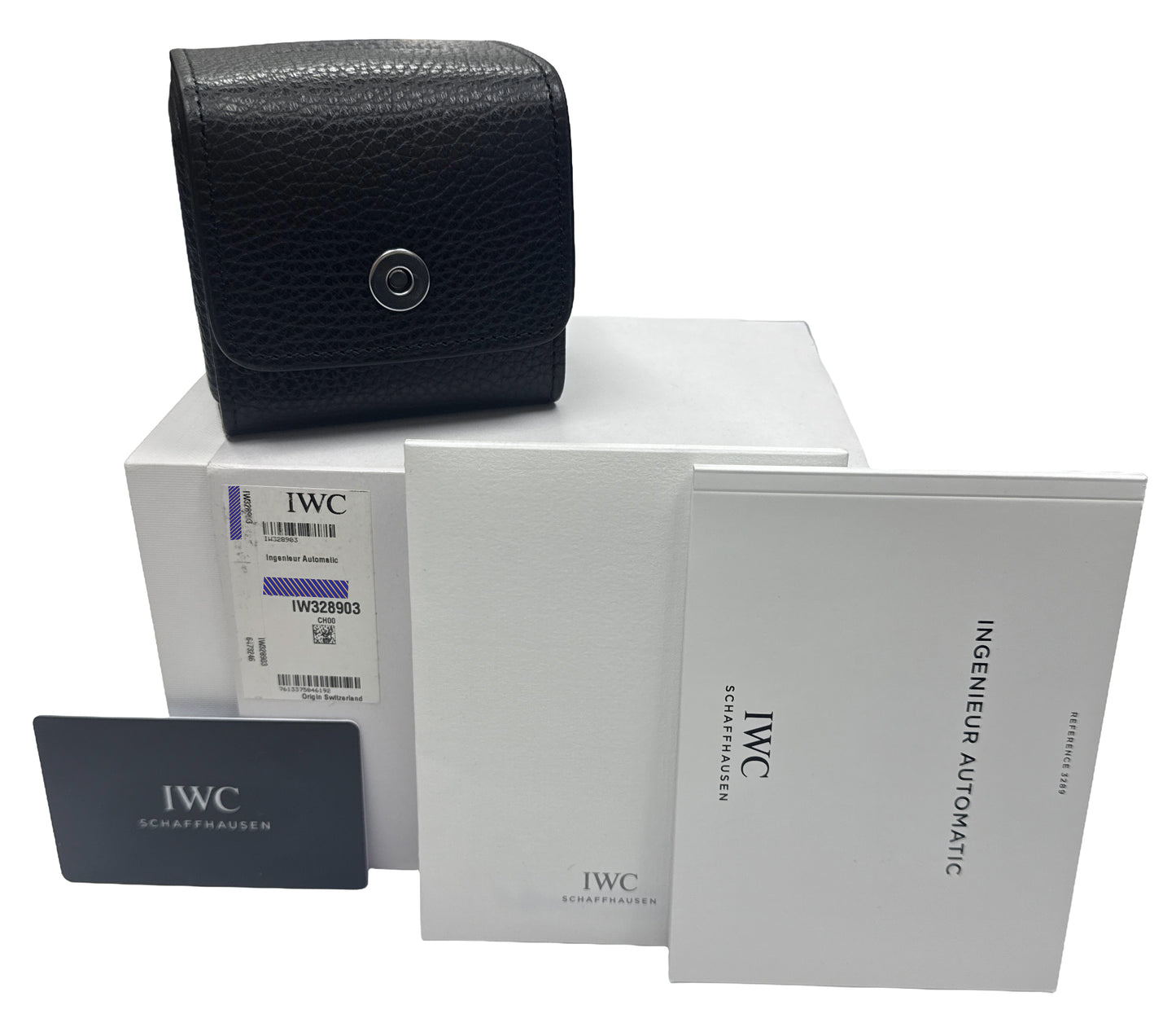 UNPOLISHED 2024 PAPERS IWC Ingenieur Stainless Steel AQUA Teal 40mm IW328903 BOX