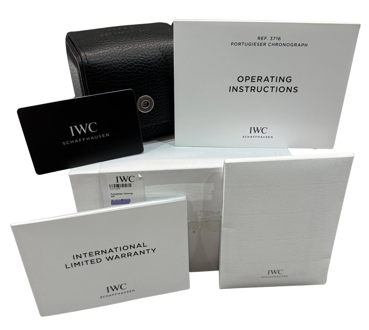 2023 IWC Portugieser Chronograph IW371620 White Blue 41mm Steel Box Papers